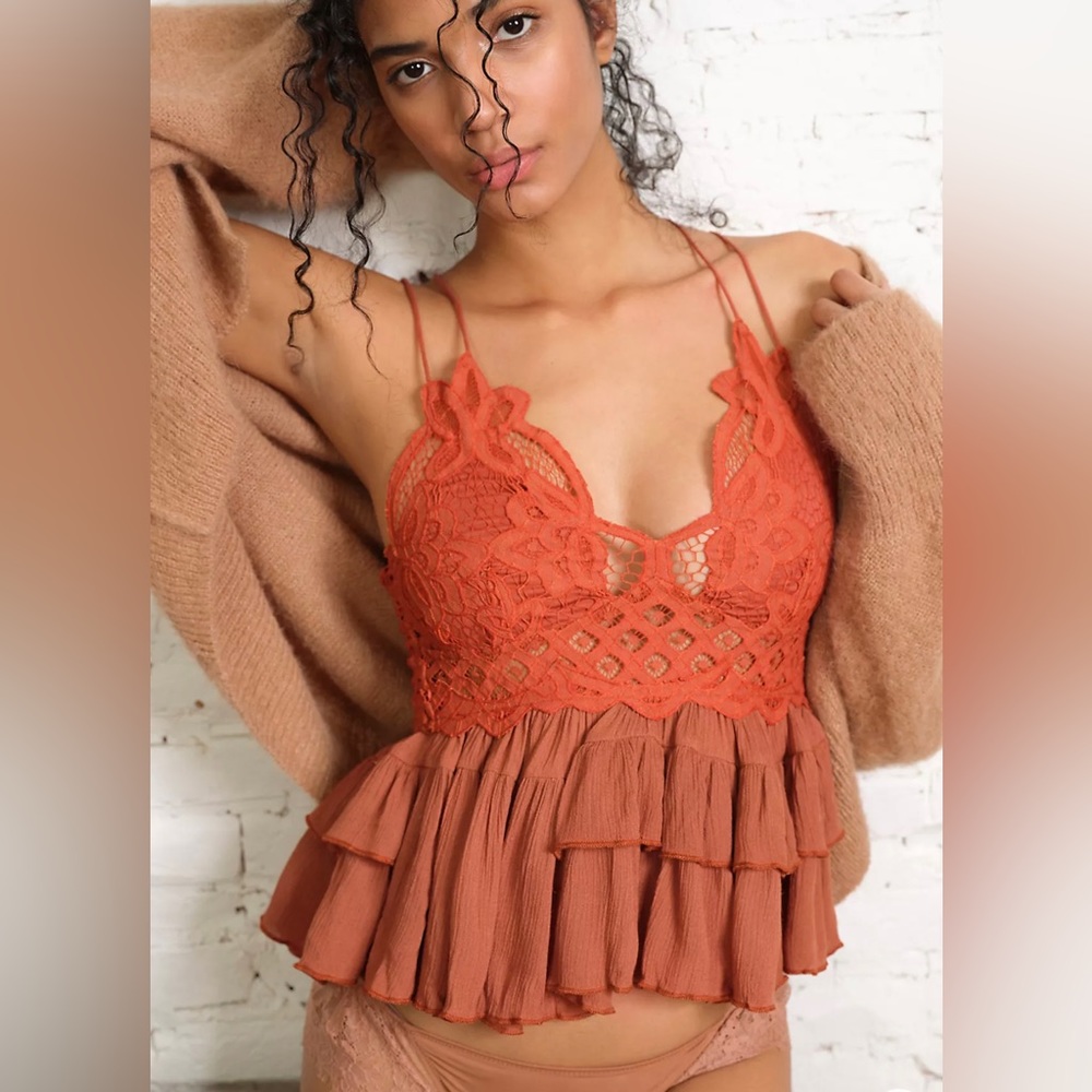 NWT Free People Adella Cami Winding Roads